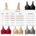 thumbnail image 2 of Xucatan Women's Anti Saggy Breast Bras Push Up Seamless Wireless Full Coverage Bralettes Comfort No Underwire Soft Comfort Strip Wireless Bras Everyday Bra Gift, 2 of 9