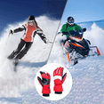 thumbnail image 5 of Gants de Ski, Gants de Planche à Neige Imperméables pour Temps Froid en Hiver, 5 of 5