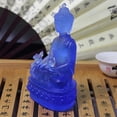 thumbnail image 4 of Tibetan Medicine Buddha Statue,Meditation Decor Collectible -Blue, 4 of 6