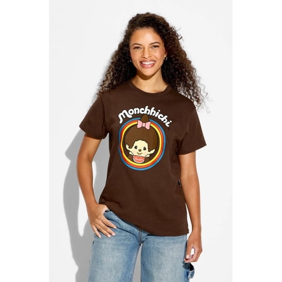 Women's Monchhichi Brown Graphic T-Shirt - XS