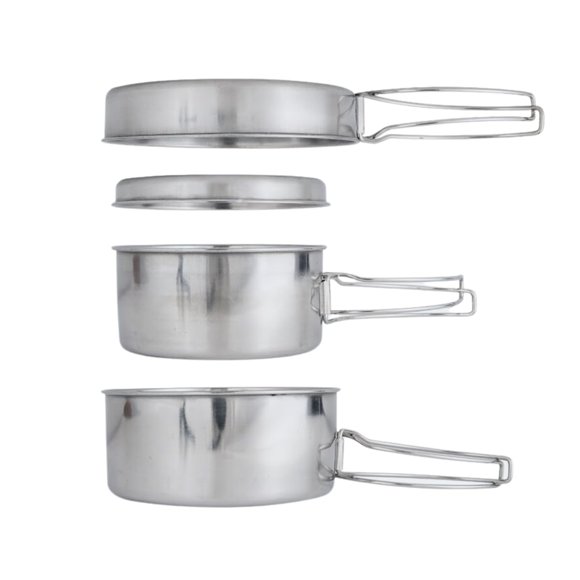 Juego de utensilios de cocina BeGrit Backpacking Camping 4 piezas para 1-2 personas