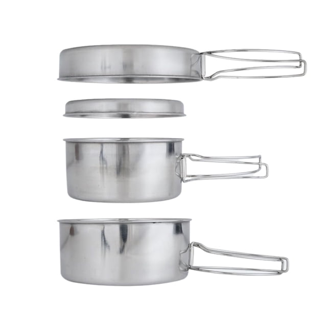 Juego de utensilios de cocina BeGrit Backpacking Camping 4 piezas para 1-2 personas