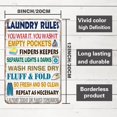 thumbnail image 2 of Metal Sign Hot Tub Rules Tin Sign Vintage Bar Home Bathroom Pool and Patio Decor Wall Decoration Tin Sign 12x8 Inches, 2 of 5