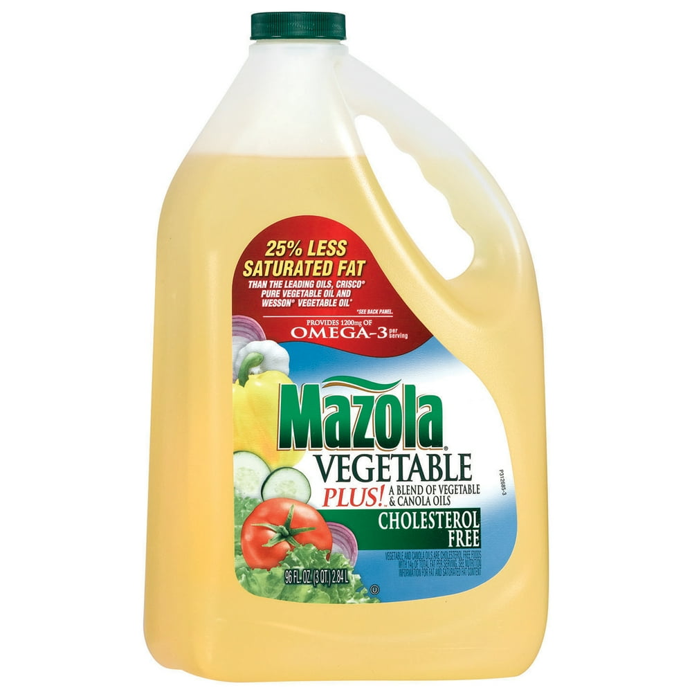 Mazola Blend of Vegetable & Canola Oils Vegetable Plus! 96 Fl Oz Jug