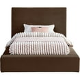 thumbnail image 7 of Meridian Furniture Dorian Brown Velvet Twin Bed, 7 of 7