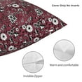 thumbnail image 3 of Pofeuu Daisies Flowers Print Double-sided plush pillowcase Square Throw Pillow Covers Pillows Cover for Living Room Bedroom Sofa Couch Cushion Cover（No pillow core）-20"x20", 3 of 7