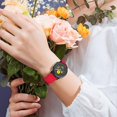 thumbnail image 4 of Bands Compatible with samsung galaxy watch 4 band 40mm/44mm and samsung Active 2 Bands 40mm/44mm,20mm Silicone watch band for Galaxy Watch 3 41mm/Gala, 4 of 4