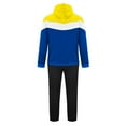 thumbnail image 3 of guisaled Men Tracksuit Set 2 Piece Athletic Colorblock Sports Casual Sweatsuit Pullover Hooded Shirts Drawstring Sweatpants Suit, 3 of 6