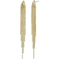 thumbnail image 1 of Women's Gold Hypoallergenic Earrings Stainless Steel Rod Women's Fancy Long Dangling Earrings, 1 of 4