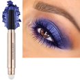 thumbnail image 1 of May Foltren Sombra De Ojos Azul En Crema, Brillo Suave, Brillo, Lápiz De Sombra De Ojos Único, Hipoalergénico, Impermeable, De Larga Duración, Sombra De Ojos De Halloween, Resaltador, Lápiz Delineador, 1 of 1