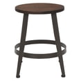 thumbnail image 3 of OFM Core Collection Edge Series 18" Table Height Metal Stool, in Walnut (33918W-WLT), 3 of 10