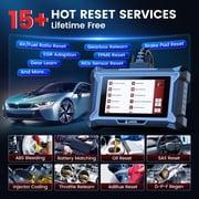 ANCEL Wireless Full System OBD2 Scanner Car Diagnostic Tool with 15+ Reset Services, DPF Regen, Injector Cod-ing, ABS Bleeding, WiFi Free Lifetime Updates, Online Customer Service