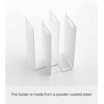 thumbnail image 6 of White Interlocking Towel Organizer Set of 2 for Small Space Living, 6 of 6