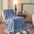 thumbnail image 3 of Cozy Plush Blanket 27x39 Inch Faux Fur Throw Blanket Solid Color for Couch Sofa, 3 of 6