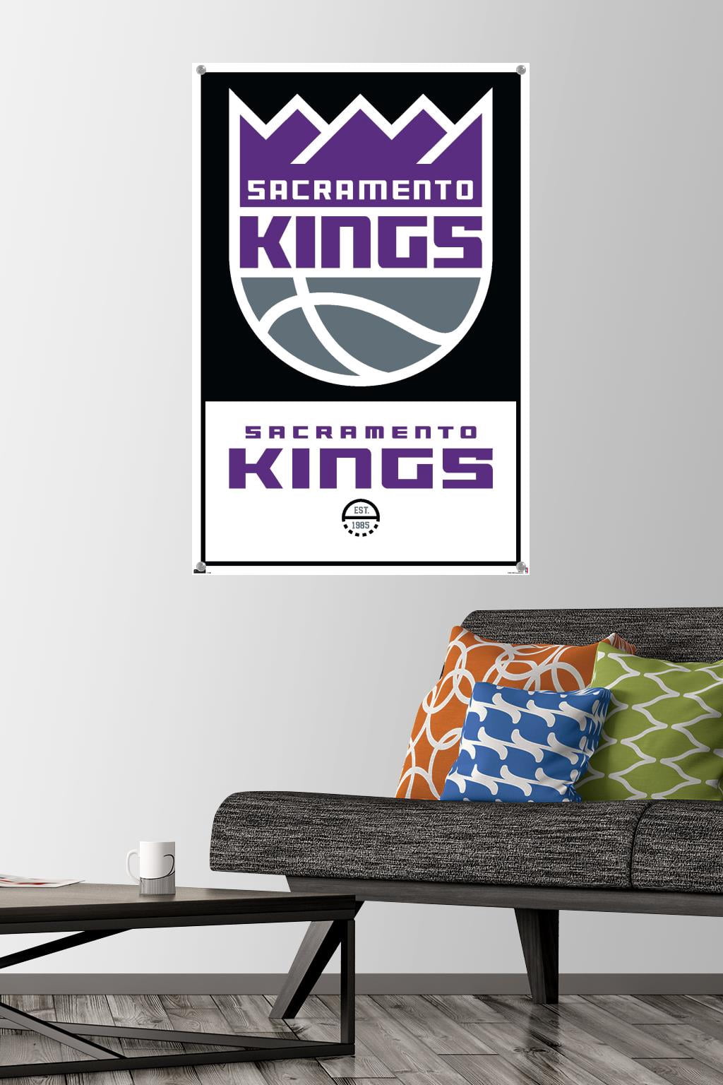 NBA Sacramento Kings - Logo 21 Wall Poster with Pushpins, 22.375" x 34"