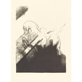 thumbnail image 2 of Odilon Redon 14x18 Gold Ornate Wood Frame and Double Matted Museum Art Print Titled - Cheval Aile (Winged Horse) (1894), 2 of 4