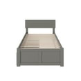 thumbnail image 6 of Orlando Platform Bed with Flat Panel Foot Board and 2 Urban Bed Drawers, Multiple Colors, Multiple Sizes, 6 of 8