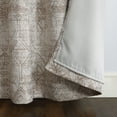 thumbnail image 4 of Sun Zero Darren Distressed Global Blackout Lined Grommet Curtain Panel, 50"X84", Camel, 4 of 8