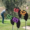thumbnail image 3 of 4 piezas Golf Iron Headcover Neopreno Club Head Covers Guard Transport Anti Negro shamjiam Fundas para cabezas de hierros de golf, 3 of 9
