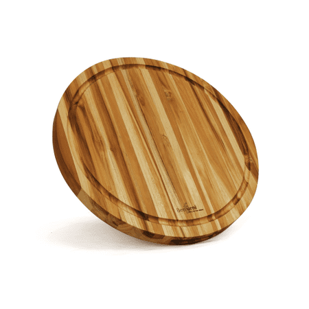

Htonyuney Teak Cutting Board Reversible Chopping Serving Board Multipurpose Food Safe Thick Board Small Large Size 15.8x15.8x1.25 inches