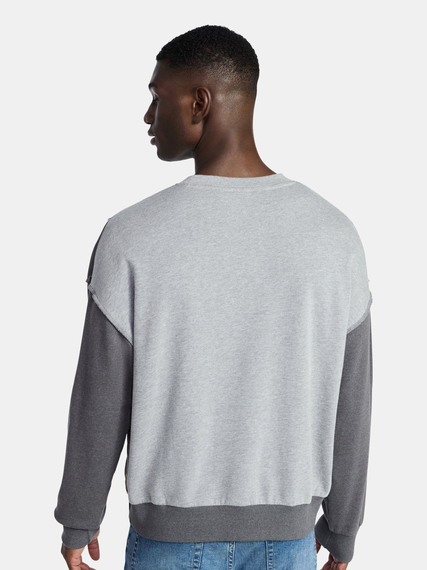 Dr. Pepper Men's & Big Men's Crewneck Sweatshirt, Sizes XS-3XL