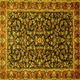 thumbnail image 1 of Ahgly Company Indoor Square Persian Yellow Traditional Area Rugs, 3' Square, 1 of 4