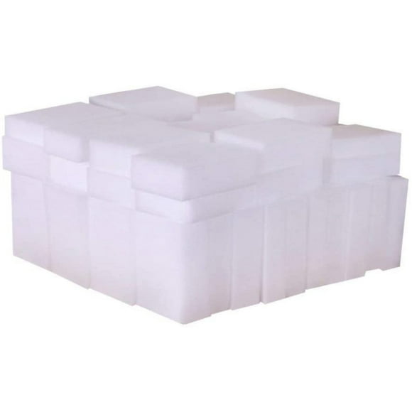 HSHDLDF 50pcs Magic Cleaning Eraser Sponge Melamine Cleaning Pads Bulk for Walls, Shoes, Cars, Office and Kitchen
