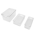 thumbnail image 4 of Caja de almacenamiento para habitación, caja de almacenamiento de 3 piezas, pantalla de almacenamiento transparente multifuncional, estuche de almacenamiento transparente hecho a medida para la perfección, 4 of 8