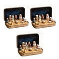 thumbnail image 2 of Beautynvta 3 Pcs Mini Christmas Nativity Set in Tin Box, Portable Holy Family Figurines with Detailed Sculptures, Small Religious Ornament, for Desk, Shelf, Office, 2 of 5