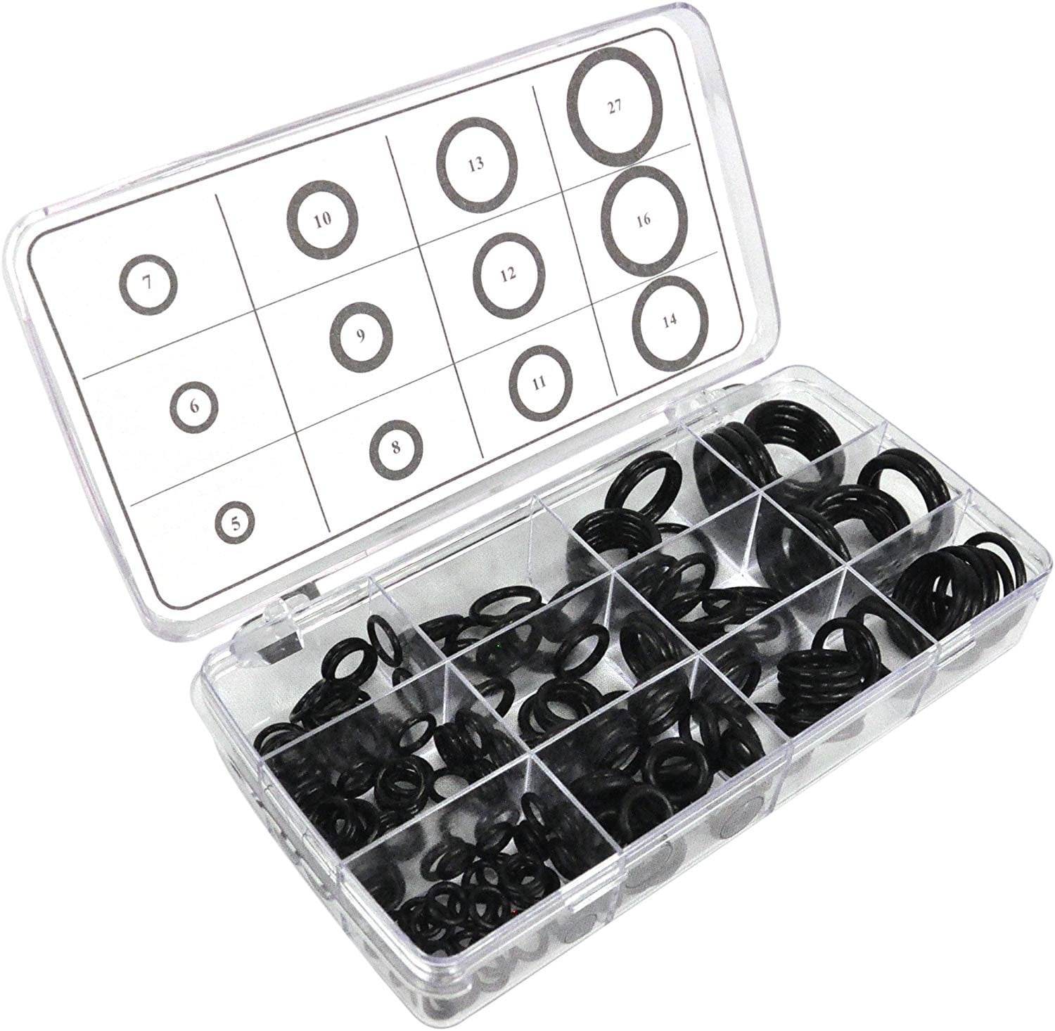 for Car Plumbing,Automotive,General Repair,Air or Gas Connections 225Pcs Assorted Rubber Gasket Tosuny O Ring Set Gasket Washer Seal Assortment Set
