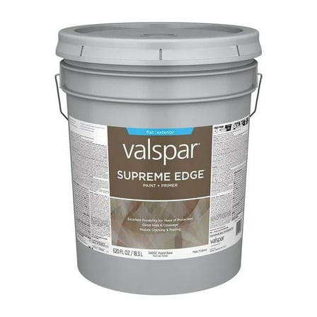 Valspar 028.0034002.008 5 gal Supreme Acrylic Latex House Trim Paint & Primer, Neutral & Pastel