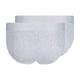 thumbnail image 2 of SKINY Calzoncillos para hombre, paquete de 4 - Algodón Retro, pantalones, costilla fina, algodón Gris S (Small), 2 of 3