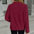 thumbnail image 6 of Neewe Womens Oversized Sweatshirts Fall Sweaters Fashion Hoodies Half Zip Pullover Long Sleeve Shirts Clothes, 6 of 6