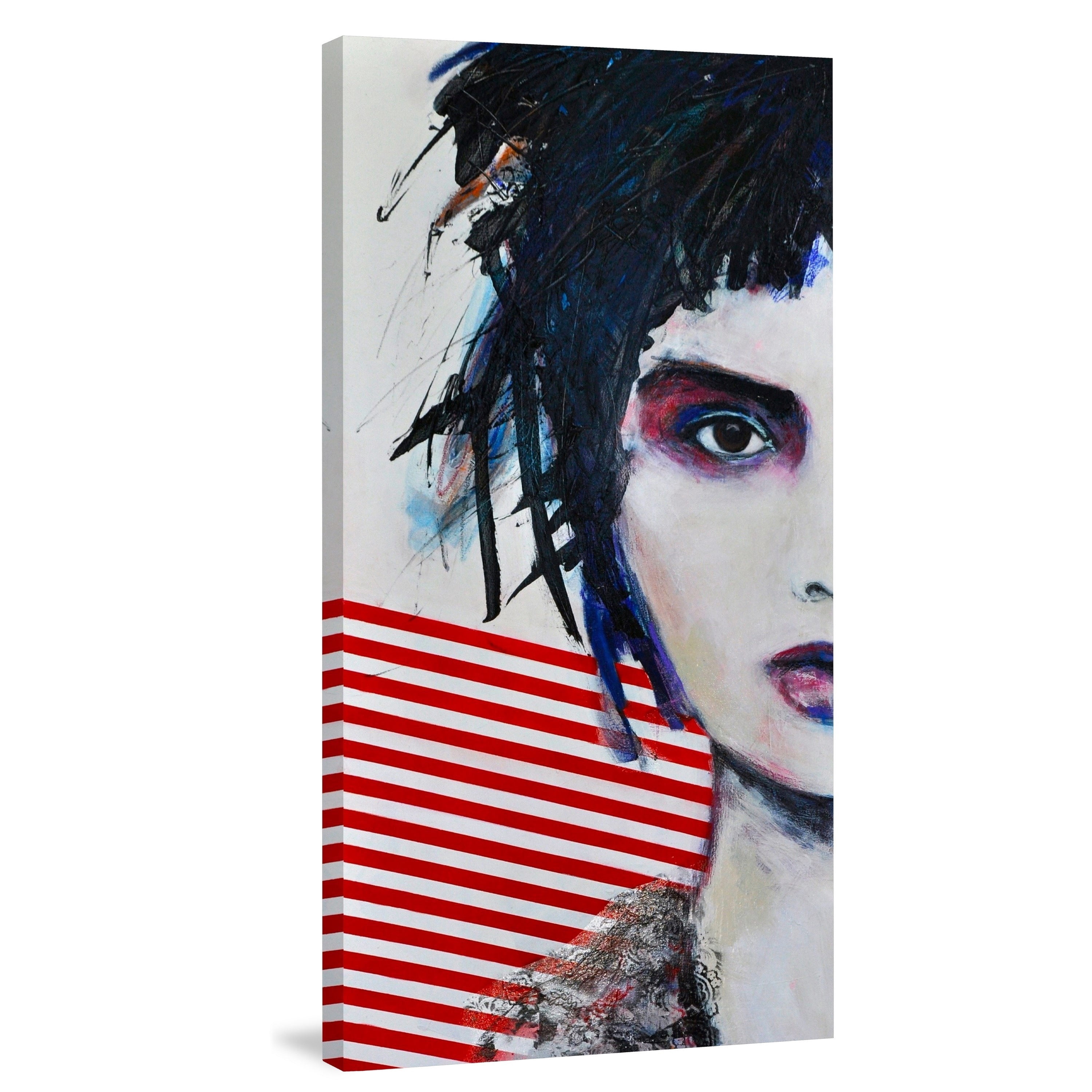 Glamorous Rock II Painting Print on Wrapped Canvas