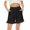 Black, variant on qolati Summer Shorts for Women Casual High Waist Flowy Dressy Ruffle Shorts Trendy Elastic Drawstring Loose Fit Hot Shorts with Pockets