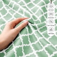 thumbnail image 6 of Lux Decor King Bed Sheets Set 4 Piece - Quatrefoil Pattern, Ultra Soft Polyester Sheet Deep Pocket Fit, Wrinkle Free, Breathable & Fade Resistant OEKO-TEX Certified, Green, 6 of 11