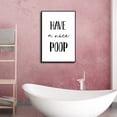 thumbnail image 6 of Black and White Bathroom Poster Funny Bathroom Quote Wall Art  Cute Canvas Print Wall Decor Minimalist Toilet WC Artwork, 6 of 6