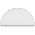 thumbnail image 3 of Ekena Millwork 78"W x 45-3/4"H x 2-3/4"P Half Round Smooth Architectural Grade PVC Combination Pediment, 3 of 7