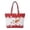 Snowman Red White, variant on XYZCANDO Green Christmas Themed Padded Shoulder Tote Bag Large Capacity Quilted Daily Handbag for Holiday Shopping Travel Work Cute Candy Cane Star Pattern Women's