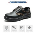 thumbnail image 6 of Steel Toe Boots for Men - Waterproof Slip Resistant Work Shoes, Safety Sneakers with Composite Toe, Lightweight Comfortable Industrial Shoes for Construction, 6 of 10