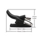 thumbnail image 5 of Greeniant Caña de pescar, ayuda para gatillo, surf, acero inoxidable, nailon, protección, carrete fijo, fundición, pez portátil para pescadores Pescar Negro Greeniant OD024603-01, 5 of 6