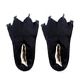 thumbnail image 5 of Toddler Monster Paw Plush Indoor Slippers Comfy Slip On Non Slip Home Footwear Warm Fuzzy Kids Halloween Party Slippers, 5 of 5