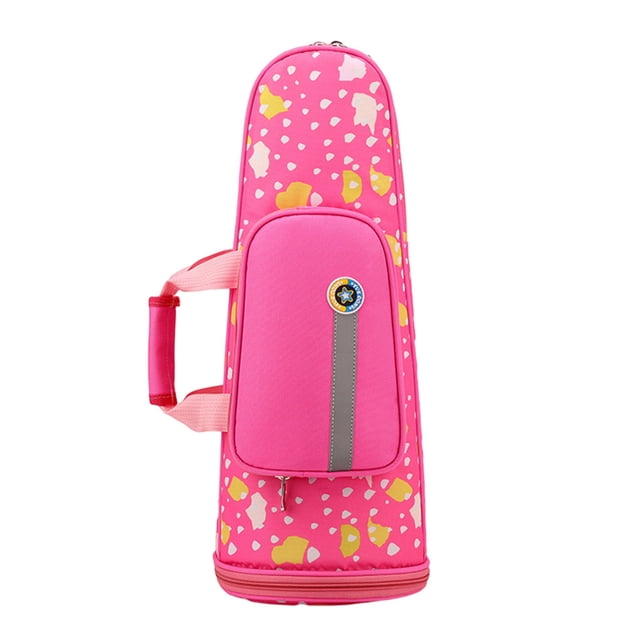 Bolsa Suona Qarigey Rosa con patrón de dibujos animados impermeable de Tela Oxford