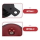 thumbnail image 3 of EXHUMKY 2Ud Bocina De Aire Eléctrica Universal Con Sonido Y Impermeable Rojo, 3 of 6