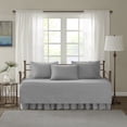 thumbnail image 3 of Daybed Cover 5-Piece 75"x39", Luxe Reversible Quilted All Season Bedding With Bedskirt Matching Shams, 3 of 11