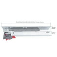 thumbnail image 3 of Pair Full Extension Undermount Drawer Slides Soft Close Concealed Bottom Mount with Rear Bracket Concealed Drawer Runners, 3 of 8