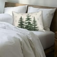 thumbnail image 5 of Christmas Pillow Covers 12x20 Set of 2 Christmas Decor Pillowcase Linen Snowflake Christmas Trees Throw Pillows Winter Farmhouse Holiday Decoration Outdoor Cushion Covers for Couch Home Decor, 5 of 6