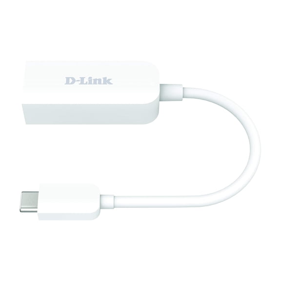 D-Link DUB-E250 USB-C to 2.5G Ethernet Adapter, USB-C to RJ45 2.5 Gigabit LAN, Compatible with