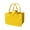 Yellow, variant on YIEMEEN Large Capacity Felt Bags Casual Friendly Shopper Bag For Shopping And Trip