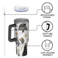 thumbnail image 4 of White Christmas Tree and Snowflake Pattern Tumbler with Handle and Lid,40oz Double Wall Vacuum Insulated Tumbler,Cups Gift for Women and Men, 4 of 7